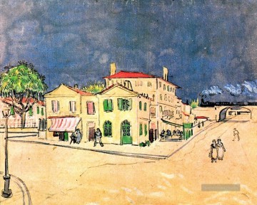 vincent laurensz van vinne Ölbilder verkaufen - Vincent s Haus in Arles Das gelbe Haus Vincent van Gogh